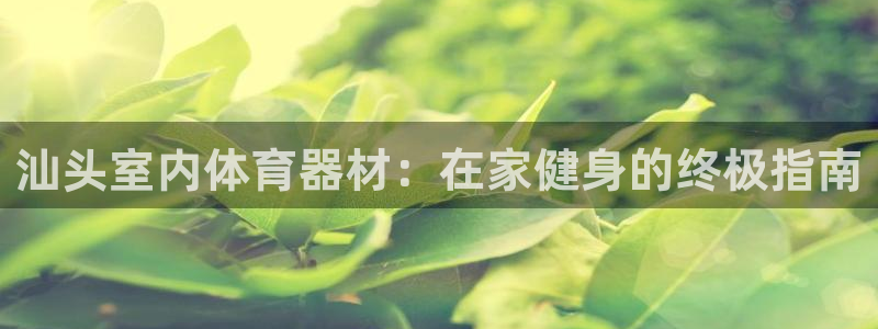 尊龙凯时官网正规吗：汕头室内体育器材：在家健身的终极